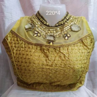 WOMEN'S DESIGNER NECKLESS BLOUSE