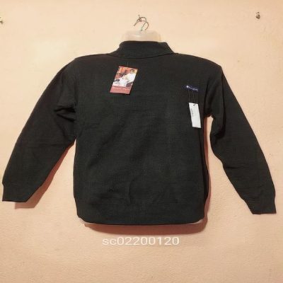 MEN'S WOVEN HIGH NECK SWEATER