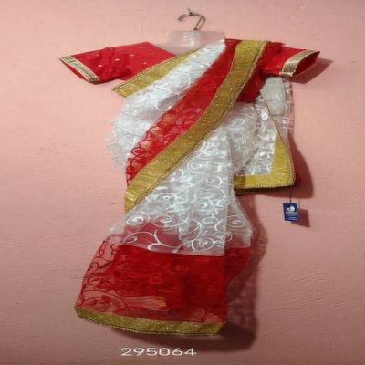 KID'S CHIKAN HALF HALF SAREE