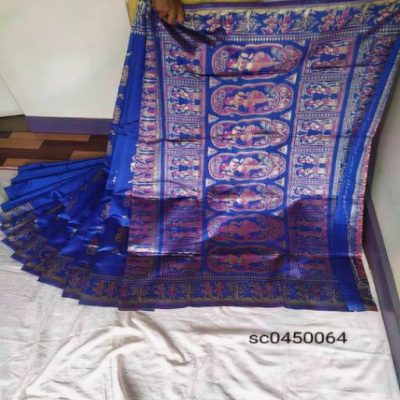 WOVEN BALUCHARI SILK BLEND REGULAR SAREE