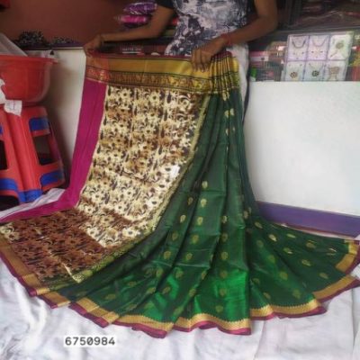 TRADITIONAL BOMKAI SILK SAREE