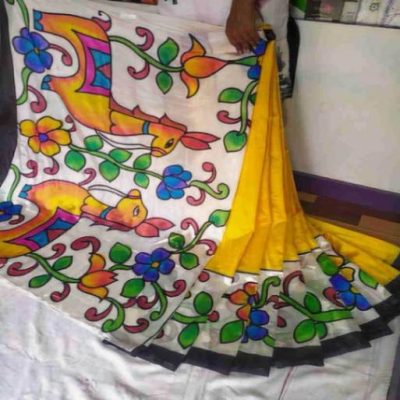 COSMINA HAND PRINT SAREE